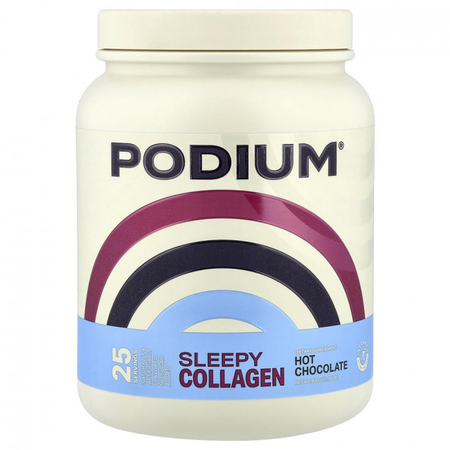 Podium Nutrition, Sleepy Collagen, Hot Chocolate, 1.39 lb (633 g) Podium Nutrition, Sleepy Collagen, Hot Chocolate, 1.39 lb (633 g)