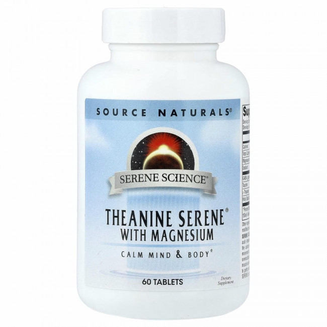 Source Naturals, Serene Science, Theanine Serene, 60 Tablets