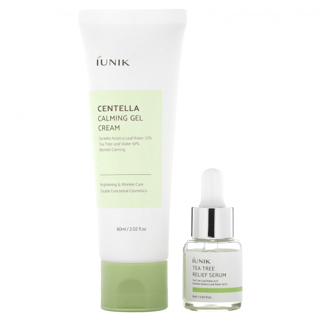 iUNIK, Centella Edition Skin Care Set, Cream & Mini Serum, 2 Piece Set iUNIK, Centella Edition Skin Care Set, Cream & Mini Serum, 2 Piece Set