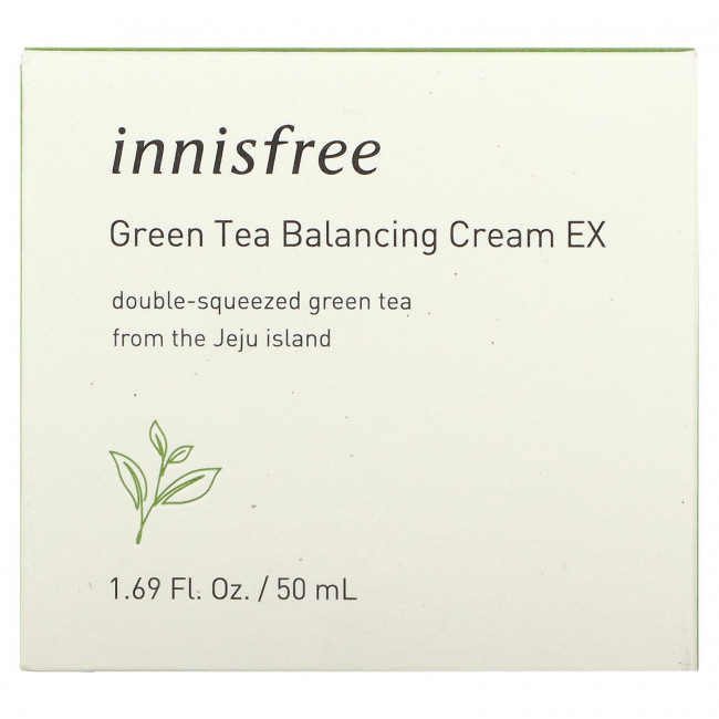 Innisfree, Балансирующий крем с зеленым чаем EX, 50 мл (1,69 унции)