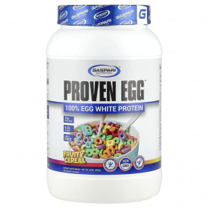 Gaspari Nutrition, Proven Egg ™, 100% протеин из яичного белка, фруктовые хлопья, 900 г (2 фунта)