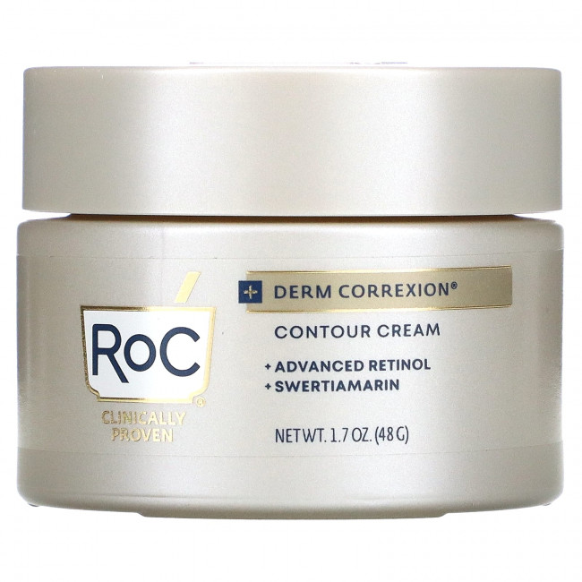 RoC, Derm Correxion, Contour Cream, Advanced Retinol & Swertiamarin, 1.7 fl oz (50 ml) RoC, Derm Correxion, Contour Cream, Advanced Retinol & Swertiamarin, 1.7 fl oz (50 ml)