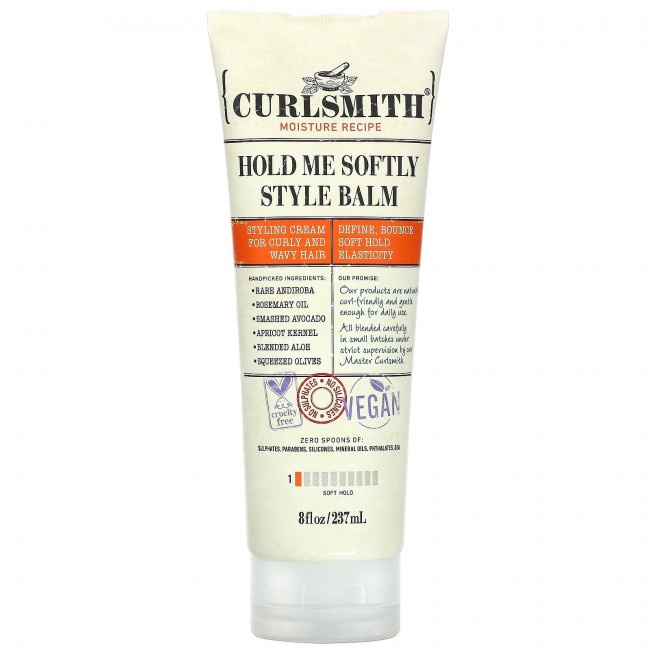 Curlsmith, Бальзам Hold Me Softly Style, 8 жидких унций (237 мл) Curlsmith, Бальзам Hold Me Softly Style, 8 жидких унций (237 мл)