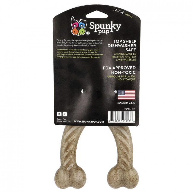 Игрушка для жевания Spunky Pup, The Wishbone, большая, в форме цыпленка, 1 игрушка.