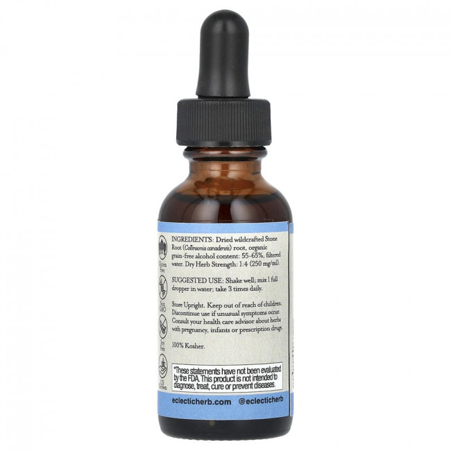Eclectic Herb, Herb, Stone Root, 1 fl oz (30 ml)