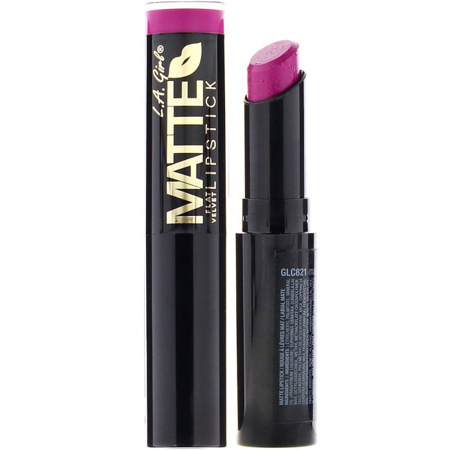 L.A. Girl, Матовая губная помада Matte Flat Velvet Lipstick, оттенок Manic, 3 г L.A. Girl, Матовая губная помада Matte Flat Velvet Lipstick, оттенок Manic, 3 г
