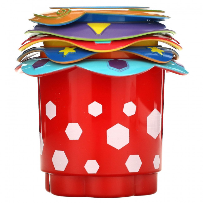 Nuby, Splish Splash Stacking Cups, для детей от 9 месяцев, 5 чашек Nuby, Splish Splash Stacking Cups, для детей от 9 месяцев, 5 чашек