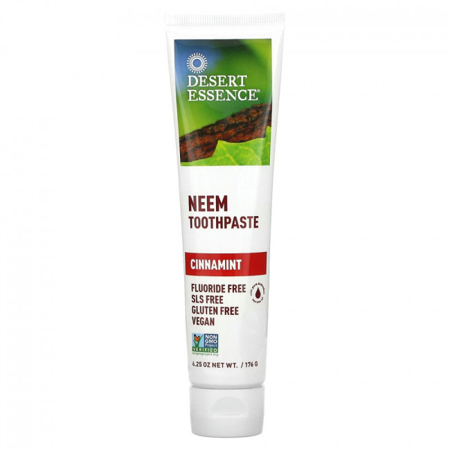Desert Essence, Натуральная зубная паста с нимом, Cinnamint, 6,25 унции (176 г)