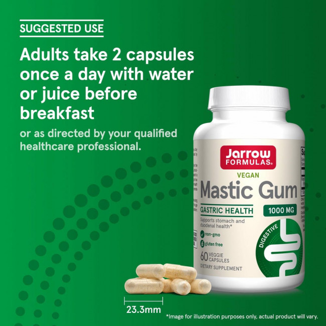 Jarrow Formulas, мастиковая смола, 60 растительных капсул Jarrow Formulas, мастиковая смола, 60 растительных капсул