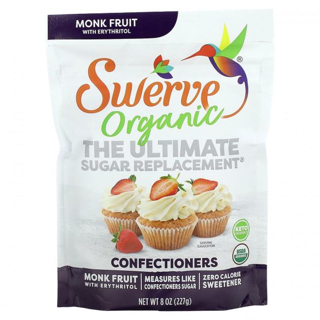 Swerve, Органические плоды архата с эритритолом, 227 г (8 унций) Swerve, Органические плоды архата с эритритолом, 227 г (8 унций)