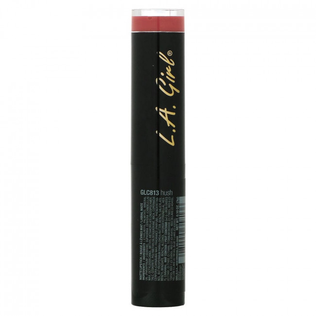 L.A. Girl, Матовая губная помада Matte Flat Velvet Lipstick, оттенок Hush, 3 г