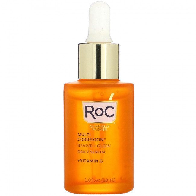 RoC, Multi Correxion, Revive + Glow, ежедневная сыворотка с витамином C, 30 мл (1 жидк. Унция) RoC, Multi Correxion, Revive + Glow, ежедневная сыворотка с витамином C, 30 мл (1 жидк. Унция)
