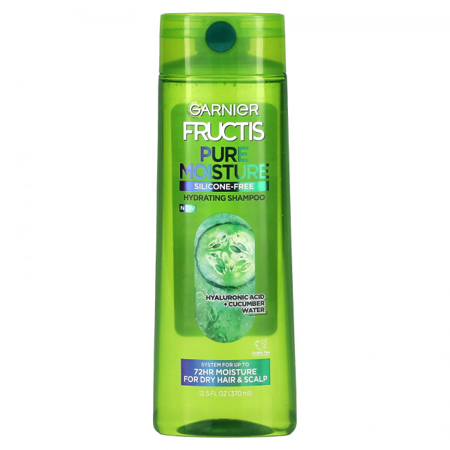 Garnier, Pure Moisture, увлажняющий шампунь, для сухих волос и кожи головы, 370 мл (12,5 жидк. Унции) Garnier, Pure Moisture, увлажняющий шампунь, для сухих волос и кожи головы, 370 мл (12,5 жидк. Унции)