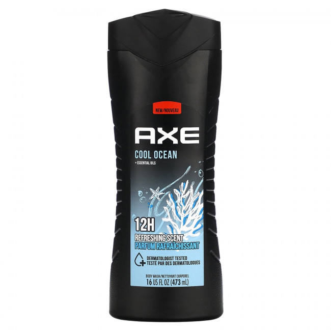 Axe, Гель для душа, Cool Ocean, 16 fl. унция (473 мл) Axe, Гель для душа, Cool Ocean, 16 fl. унция (473 мл)