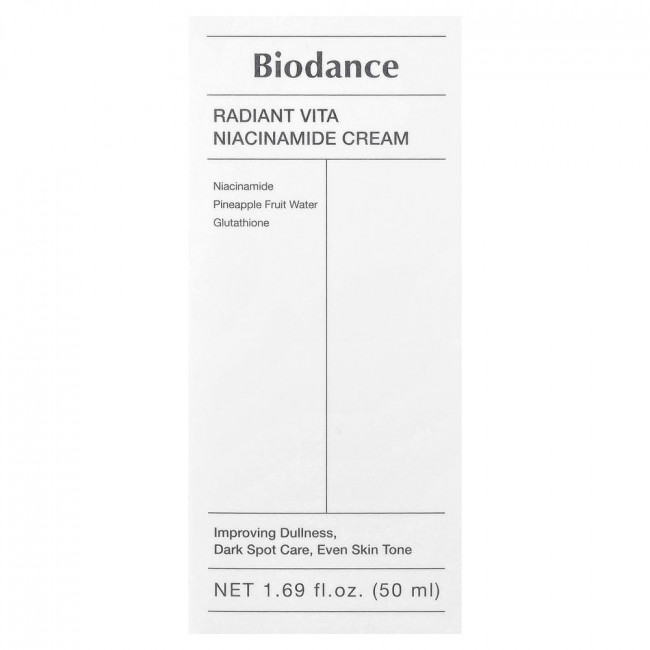 Biodance, Radiant Vita Niacinamide Cream, 1.69 fl oz (50 ml) Biodance, Radiant Vita Niacinamide Cream, 1.69 fl oz (50 ml)