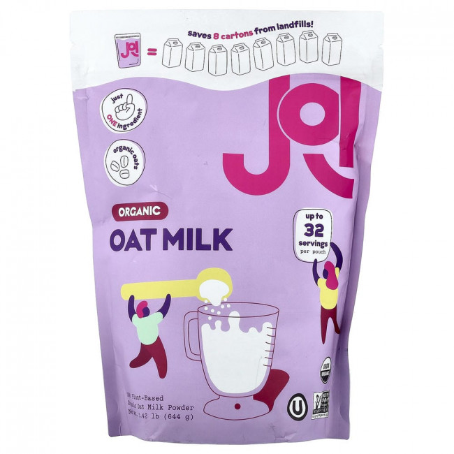 JOI, органическое сухое овсяное молоко, 1,42 фунта (644 г)