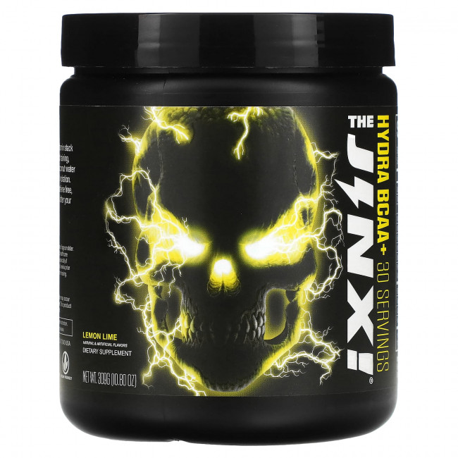 JNX Sports, The Jinx, Hydra BCAA +, лимон и лайм, 309 г (10,8 унции) JNX Sports, The Jinx, Hydra BCAA +, лимон и лайм, 309 г (10,8 унции)