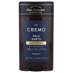 Cremo, Дезодорант, Palo Santo, 75 г (2,65 унции)