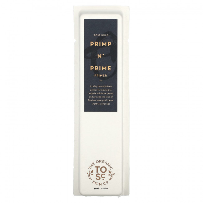 The Organic Skin Co., Primp N Prime Primer, розовое золото, 60 мл (2 жидк. Унции) The Organic Skin Co., Primp N Prime Primer, розовое золото, 60 мл (2 жидк. Унции)