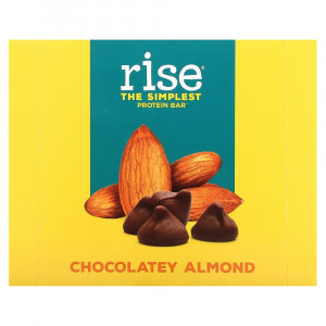 Rise Bar, The Simplest Protein Bar, Chocolatey Almond, 12 Bars, 2.1 oz (60 g) Each