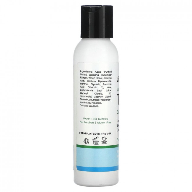 Zion Health, Ancient Minerals, тоник, огурец, 120 мл (4 жидк. Унции)