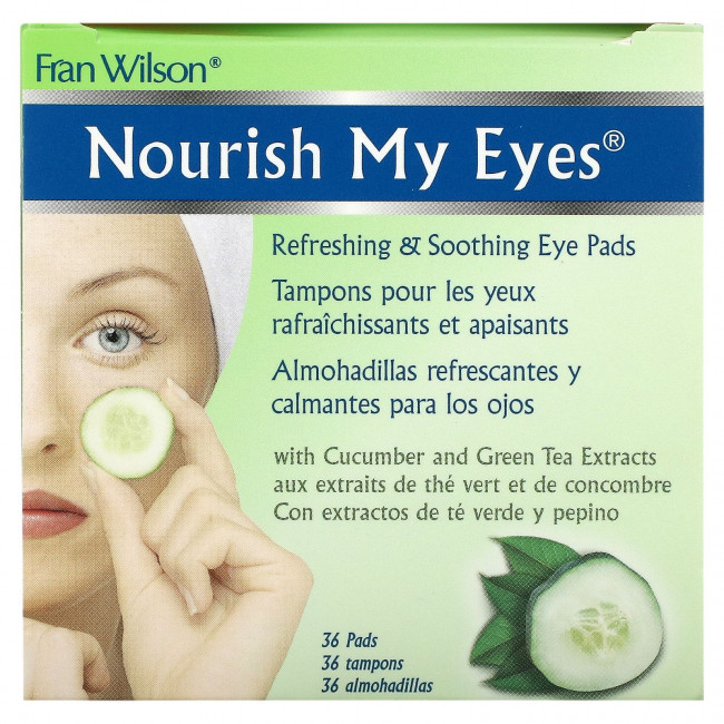Fran Wilson, Nourish My Eyes, Освежающие и успокаивающие подушечки для глаз, 36 подушечек Fran Wilson, Nourish My Eyes, Освежающие и успокаивающие подушечки для глаз, 36 подушечек