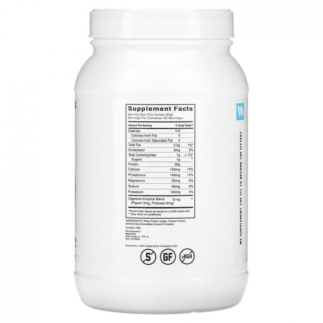 Swolverine, Whey Isolate, Honey Cinnamon Peanut Butter, 2 lb (907 g)