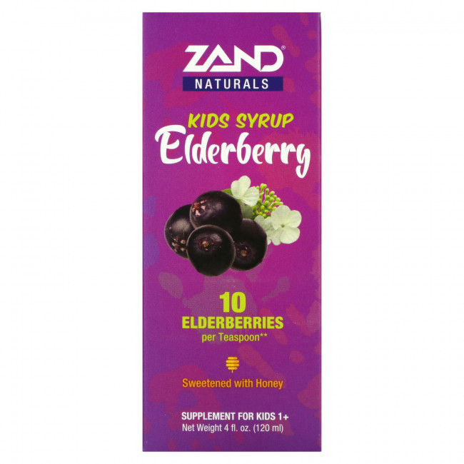 Zand, Kids Elderberry Syrup, 4 fl oz (120 ml) Zand, Kids Elderberry Syrup, 4 fl oz (120 ml)