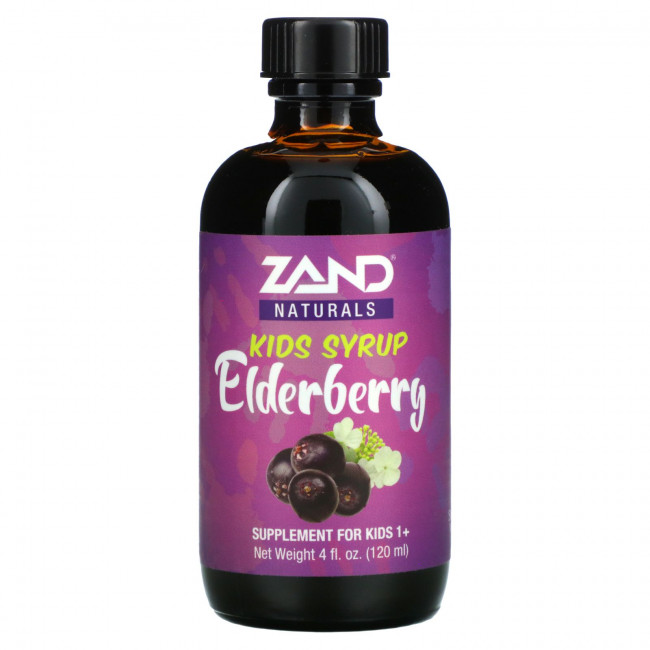 Zand, Kids Elderberry Syrup, 4 fl oz (120 ml) Zand, Kids Elderberry Syrup, 4 fl oz (120 ml)