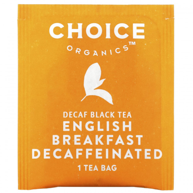 Choice Organic Teas, Черный чай без кофеина, английский завтрак без кофеина, 16 чайных пакетиков, 32 г (1,12 унции) Choice Organic Teas, Черный чай без кофеина, английский завтрак без кофеина, 16 чайных пакетиков, 32 г (1,12 унции)