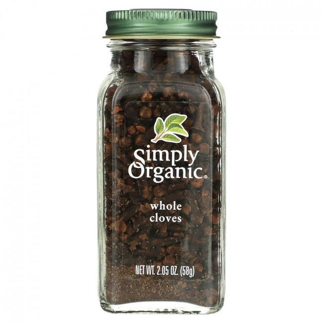 Simply Organic, Целая гвоздика, 2,05 унции (58 г) Simply Organic, Целая гвоздика, 2,05 унции (58 г)