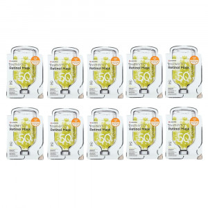 Leaders, I'mPhyto Retinol Beauty Mask, 10 Sheet Masks, 0.84 fl oz (25 ml) Each
