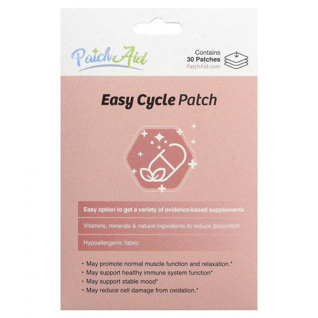 PatchAid, пластырь Easy Cycle, 30 пластырей