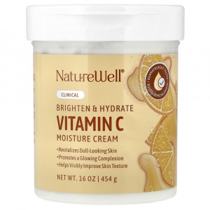 Увлажняющий крем Naturewell с витамином С, 454 г (16 унций)