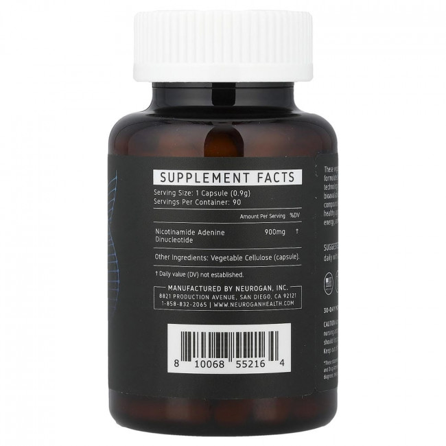 Neurogan Health, NAD+, Cell Renewer, 900 мг, 90 капсул