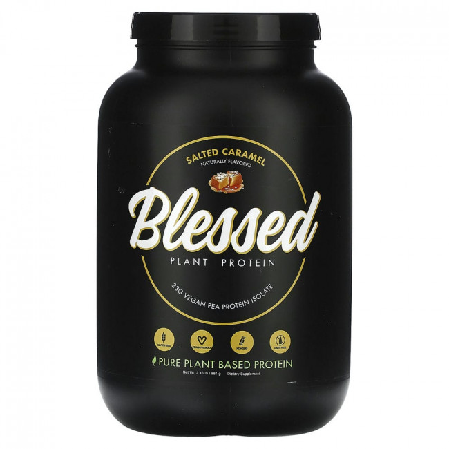 Blessed, Plant Protein, Salted Caramel, 2.16 lb (981 g)