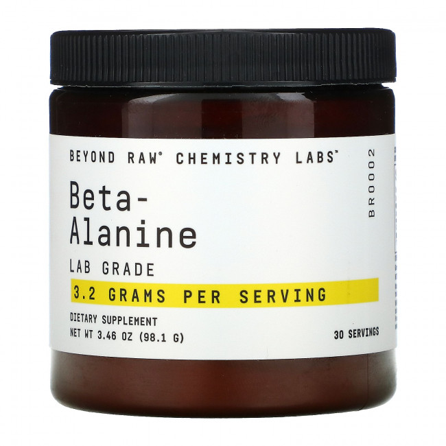 GNC, Beyond Raw, Chemistry Labs, бета-аланин, 98,1 г (3,46 унции) GNC, Beyond Raw, Chemistry Labs, бета-аланин, 98,1 г (3,46 унции)
