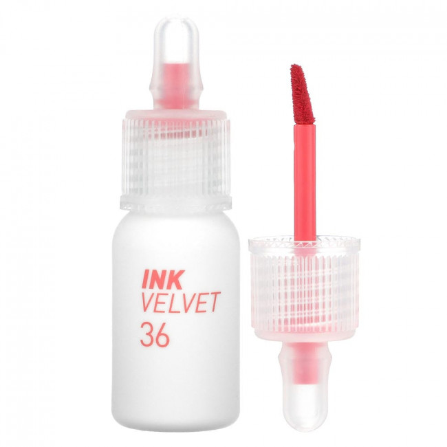 Peripera, Ink Velvet Lip Tint, Weather, 36 Active Coral, 0.14 oz (4 g)