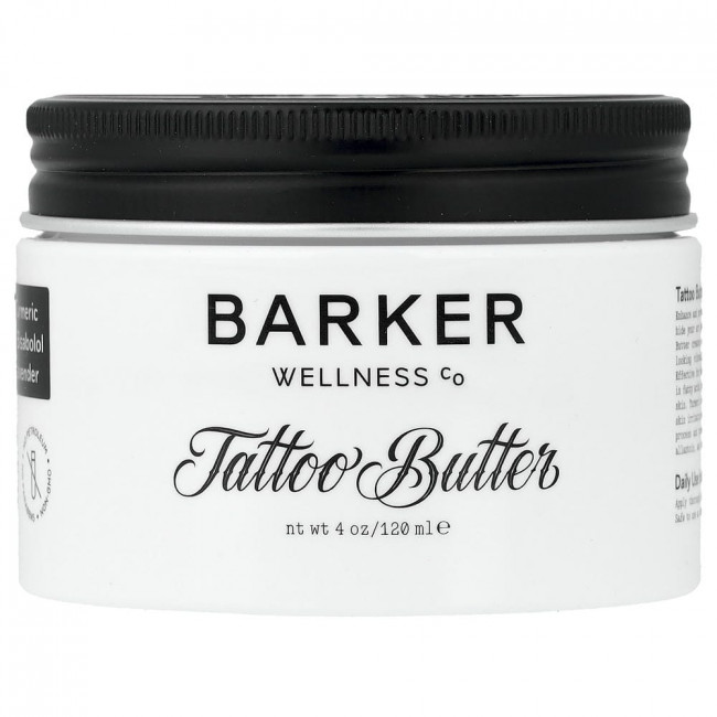 Barker Wellness Co, Tattoo Butter, 4 унции (120 мл)