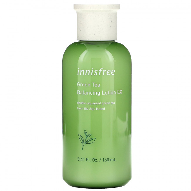 Innisfree, Балансирующий лосьон с экстрактом зеленого чая, 160 мл Innisfree, Балансирующий лосьон с экстрактом зеленого чая, 160 мл