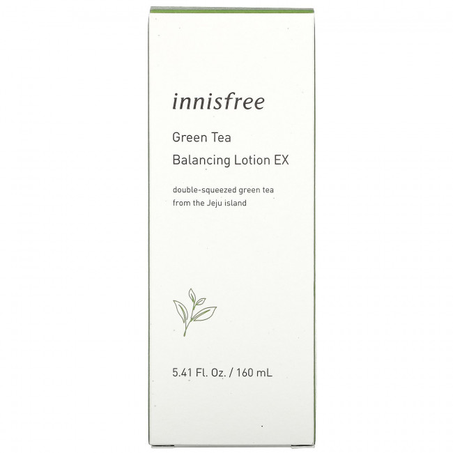 Innisfree, Балансирующий лосьон с экстрактом зеленого чая, 160 мл Innisfree, Балансирующий лосьон с экстрактом зеленого чая, 160 мл