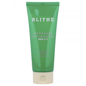 Пенка для очищения пор Blithe Anti-Polluaging Pore Cleansing Foam, BHA 0.5, 5.07 fl oz (150 ml)