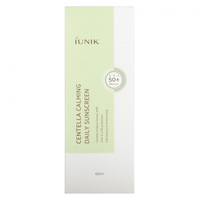 iUNIK, Centella Calming Daily Sunscreen, SPF 50+ PA++++, 60 ml iUNIK, Centella Calming Daily Sunscreen, SPF 50+ PA++++, 60 ml