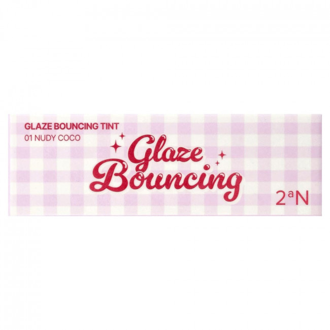 2aN, Glaze Bouncing Tint, 01 Nudy Coco, 4,5 г 2aN, Glaze Bouncing Tint, 01 Nudy Coco, 4,5 г