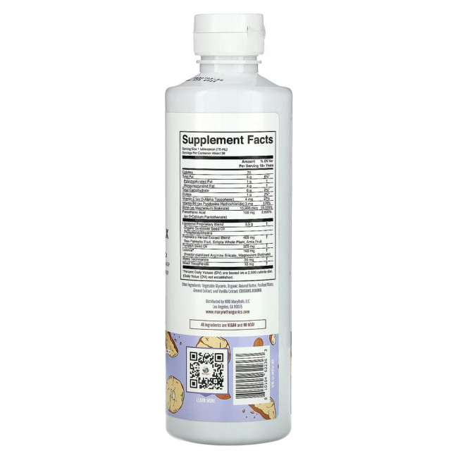 MaryRuth's, Hair Growth Max, липосомальный продукт, миндальное печенье, 450 мл (15,22 жидк. унции)