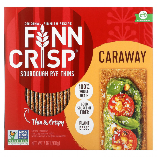 Finn Crisp, Разбавитель на ржаной закваске, 200 г (7 унций) Finn Crisp, Разбавитель на ржаной закваске, 200 г (7 унций)
