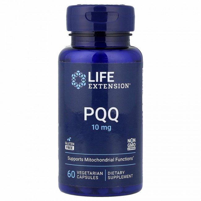 Life Extension, Капсулы с PQQ (пирролохинолинхиноном), 10 мг, 30 вегетарианских капсул