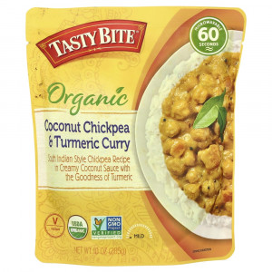 Tasty Bite, органическое карри из нута, кокоса и куркумы, 285 г (10 унций)