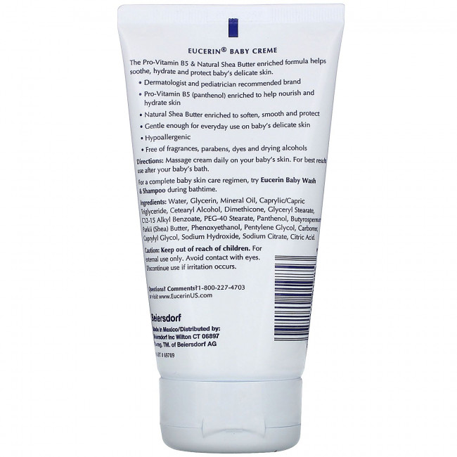 Eucerin, Детский крем, 5 унций (141 г) Eucerin, Детский крем, 5 унций (141 г)