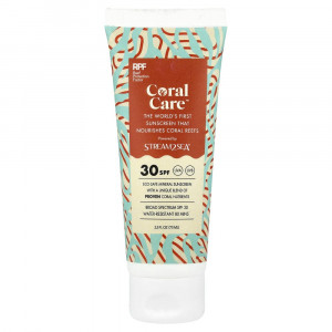 Stream2Sea, Coral Care™ Солнцезащитный крем, SPF 30, 75 мл (2,5 жидких унции)